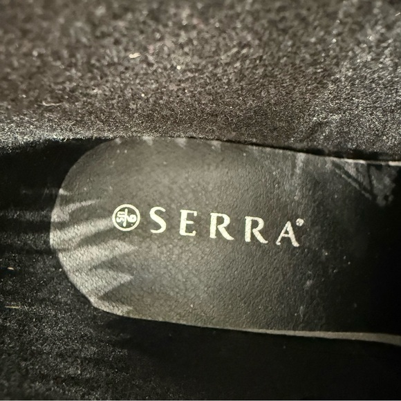 Serra Wedge Black Lace Up Ankle Boots with Hidden Wedge Heel Size 9 - Picture 9 of 16